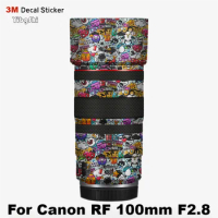 For Canon RF 100mm F2.8 MACRO Decal Skin Vinyl Wrap Film Camera Lens Body Protective Sticker Protector Coat RF100mm 2.8