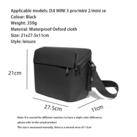 for DJI Mini 2/2 Se Shoulder Bag Drone Case Large Capacity Travel Box for DJI Mini 3/Mini 3 Pro Backpack Accessory Carrying Case