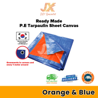 JX Y Canvas Canopy UV 6ft 8ft 9ft 10ft 12ft Kaki Blue Orange Kanvas Khemah Kolam Tutup Kereta Lori A