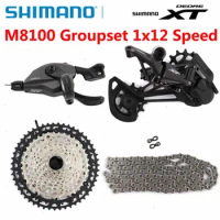 SHIMANO DEORE XT M8100 12 Speed Groupset 12s MTB Mountain Bike kit M8100 shifter Rear Derailleur Cassette 10-51T chain Original