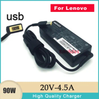 Original Power Charger For Lenovo Yoga 730-15 730-15IKB 730-15IWL 90W 20V 4.5A AC Adapter Laptop