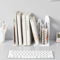 Retractable Bookends for Shelves Book Support Stand Adjustable Bookshelf Desk Organizer Folder Book Stoppers