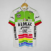 Fanini Cycling Jersey Men Short Sleeve Retro Cycling Tops Clothing Mtb Maillot White Bike Jersey Summer