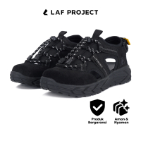 LAF Project - Sandal Gunung Trekking Sendal Travelling Outdoor Pria Wanita Hitam Trezka