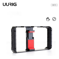 UURIG U Rig Pro สมาร์ทโฟนวิดีโอ Rig Hand Grip Filmmaking Case ศัพท์ Video Stabilizer ขาตั้งกล้องแบบใ