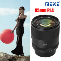 MEKE 85mm F1.4 STM Auto Focus Lens Full Frame Lens For Sony E Nikon Z Canon L Mount Camera Lens Like For Sony zve10 Nikon ZFC