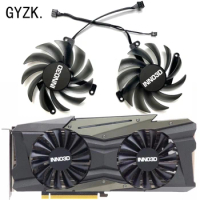 New For INNO3D GeForce RTX 3080 10GB TWIN X2 OC Black Gold Extreme Edition Graphics Card Replacement Fan CF-12915S