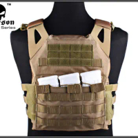 Airsoft Emerson JPC Tactical Vest Simplified Version Coyote Tactical Vest Army Combat Gear Hunting Vests
