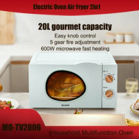 MO-TV2006 Household Electric Microwave Oven 1050W 20L 5Gear 20L Large Capacity Microwave Oven Defrosting Machine 2in1