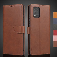 Wallet Flip Cover Leather Case for Xiaomi Mi 10 lite 5G / Mi 10 Youth 5G Pu Leather Phone Bags protective Holster Fundas Coque