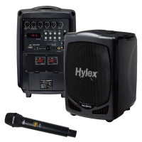 【HYLEX】PA-6010 65W行動教學無線擴音器(附兩組無線麥克風系統)
