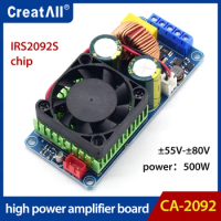 IRS2092S 500W Mono Channel Digital Amplifier Class D HIFI Power Amplifier Board