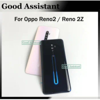 6.5 inch For Oppo Reno2 / Reno 2 / Reno 2Z Reno2 Z F 2F Back Battery Cover Door Housing case Rear Glass lens parts Replacement