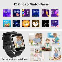 S23 Smart Watches With Dual Camera Kids Gif Children For Children Smartwatch Kids Smart Watch 24 Games Pedometer Toddler Watch