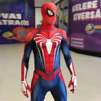 PS4 Insomniac Spiderman Costume Cosplay 3D Printed Spandex PS4 Superhero Zentai Suits Bodysuit Hallo