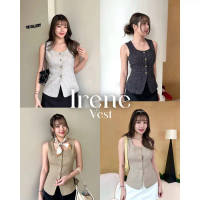 Thesummernade : Irene vest เสื้อกั๊กผ้าทวิต