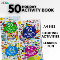 Activity Book - 50 ACTIVITY BOOK - colouring - animal book - activity book