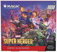 Magic The Gathering MTG Marvel Super Heroes Scene Box - Villains Unleashed - Marvel Super Heroes (MS