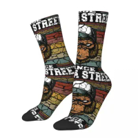 Vintage Street Dance Legend Funny Idea Crazy Men's Compression Socks Unisex Gorillaz Band Jamie Hewlett Printed Crew Sock