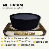 peci kopyah hitam tinggi 6/7/8/9/10/11 cm full AC Songkok Kopiah