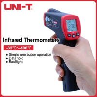 UNI-T Non-Contact Infrared Digital Thermometer Handheld Temperature Laser Scan Max Min Display Measurement Device UT300S