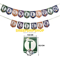 BANNER TASYAKURAN AQIQAH / Bunting Banner Untuk Syukuran Kelahiran Anak