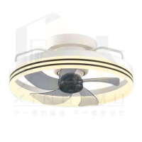 【興沐燈飾】新款變頻搖頭風扇燈-XM512(360度循環送風/高透光燈罩/靜音電機)