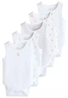 NEXT Vest Baby Bodysuits 5 Pack