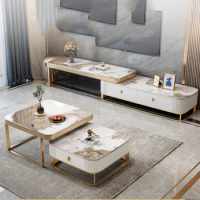 Modern Nordic Coffee Tv Stand Cabinet Luxury Console Salon Tv Stand Monitor Corne Mobili Per La Casa Garden Furniture Sets