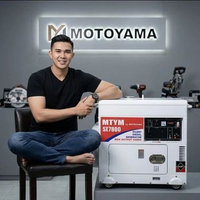 GENSET MOTOYAMA SE 7800 5000 WATT SE7800 SILENT DIESEL GENSET GENERATOR Genset MOTOYAMA
