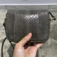 Sling bag mini kulit ularr asli ori
