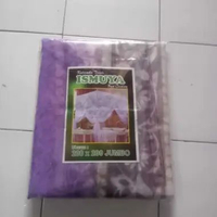 LC - Kelambu Kotak Gantung Jumbo 200x200 Motif Bunga SB Tebal | Kelambu Tempel Anti Nyamuk Elegan | 
