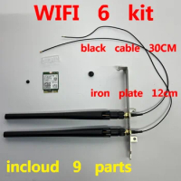 new antenna kit for DELL Precision 3640 Tower T3640 WIFI 6 bluetooth AX201NGW