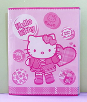 【震撼精品百貨】Hello Kitty 凱蒂貓 三麗鷗 KITTY 日本文件套/資料夾(五入)-格紋#97879 震撼日式精品百貨