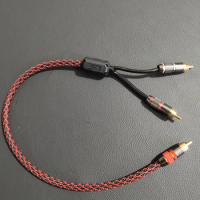 Good CP Monster HiFi AUX 3.5mm to 2 RCA Audio Splitter Cable 1RCA Male to 2RCA Plug Speaker Cable cell phone MP3 amplifier line