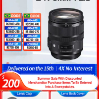 SIGMA 24-70mm F2.8 DG OS HSM Art Full Frame Zoom Lens With Constant Large Aperture Suitable For Canon Nikon Sony 24 70 2.8（Used）