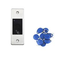 Embedded Fingerprint Door Access Control System IP66 Waterproof Outdoor RFID Access Control for Electric Magnetic Strike Lock