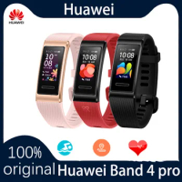 Original Huawei Band 4 Pro Smart Wristband Innovative Watch Faces Standalone GPS Proactive Health Monitoring SpO2 Blood Oxygen