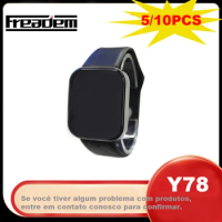 Dropshipping Y78 D30 Smartwatch Alarm Message Call Reminder Sports Bluetooth Music Upgraded Original Y68 D20