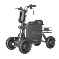500W Motor 4 Wheel Electric Bike Adult Four Wheel Motorcycle Handicapped Mobility Scooters Elderly