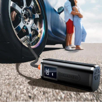 CAFELE Wireless Car Inflator Pump Automatic Electric Car Tire Air Pump LED Light 150PSI Tyre Air Compressor Bicycle Motorcycle