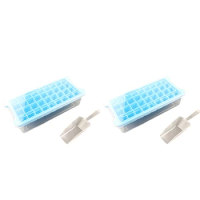 Mini Ice Cube Tray For Freezer Small Ice Cube Tray For Freezer + 36 Easy Release Cube Ice Trays