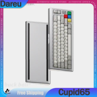 Dareu&amp;Chaosera Cupid65 Mechanical Keyboard Rgb 2mode Bluetooth Wireless Keyboards 65keys Gasket Hot Swap Gaming Esports Keyboard