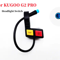 Headlight Switch For KUGOO G2 PRO Electric Scooter Waterproof Headlight Horn Turn Signal Switch Accessories