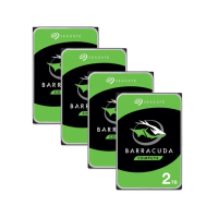 【SEAGATE 希捷】4入 ★ BarraCuda 2TB 3.5吋 7200轉 256MB 桌上型 內接硬碟(ST2000DM008)