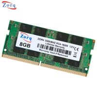 Zorq DDR3L DDR4 DDR2 2GB 4GB 8GB 16GB PC4-17000 2400MHZ SODIMM 1333mhz 2666mhz 2133MHz PC3 Memory PC4 Laptop 8GB DDR4 RAM DDR3