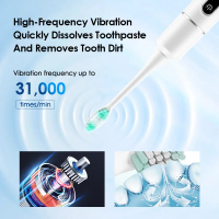 Home Use Tartar Remover Oral Cleaner Electric Teeth Whitening Device Electric Toothbrush Set Soft Br