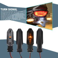 FOR Honda CB300 R 400X 500X /F 2018-2022 8MM Motor LED Turn Signal Light Smoke/ Clear Flashing Light Blinker Turn Signal Lamp