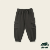 【Roots】Roots 小童- COOPER工裝棉褲(碳黑色)