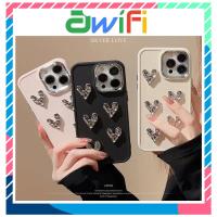 Ốp lưng iphone viền camera kim loại gắn tim 3D 6/6splus/7/8/plus/x/xs/11/12/13/14/pro/max/plus/proma
